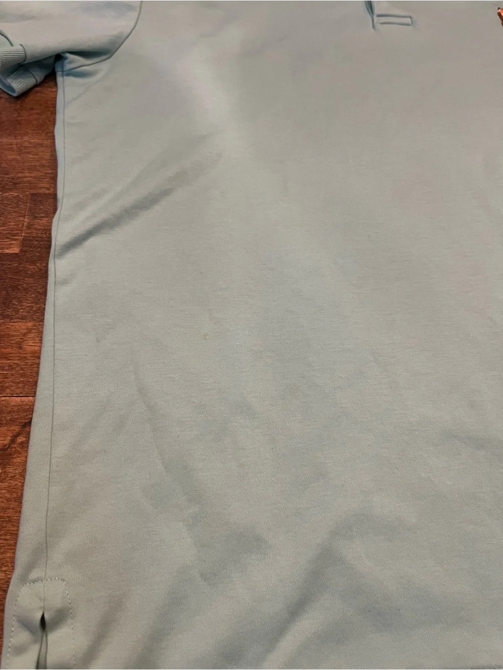 Ralph Lauren Light Blue Polo Shirt with Embroidered Pony. Custom slim fit